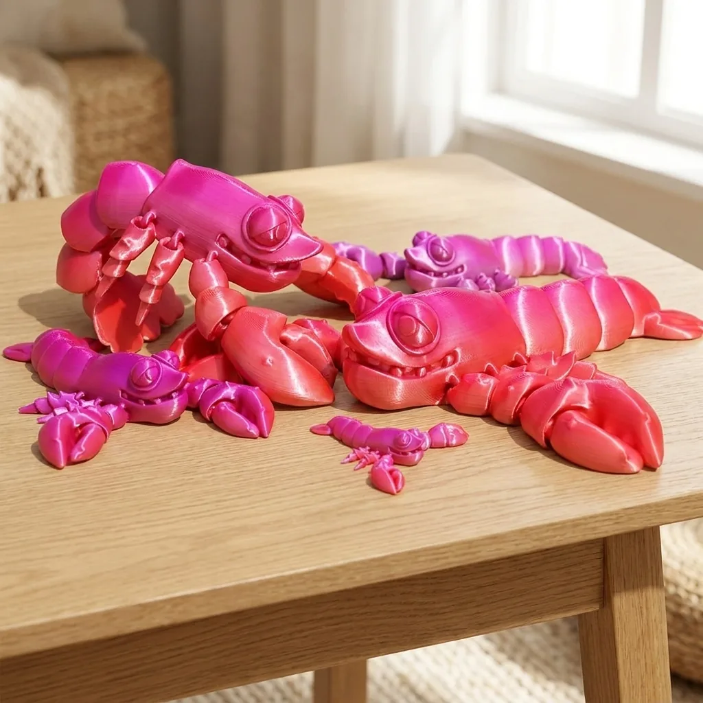 Fleksi jastog, roze svila