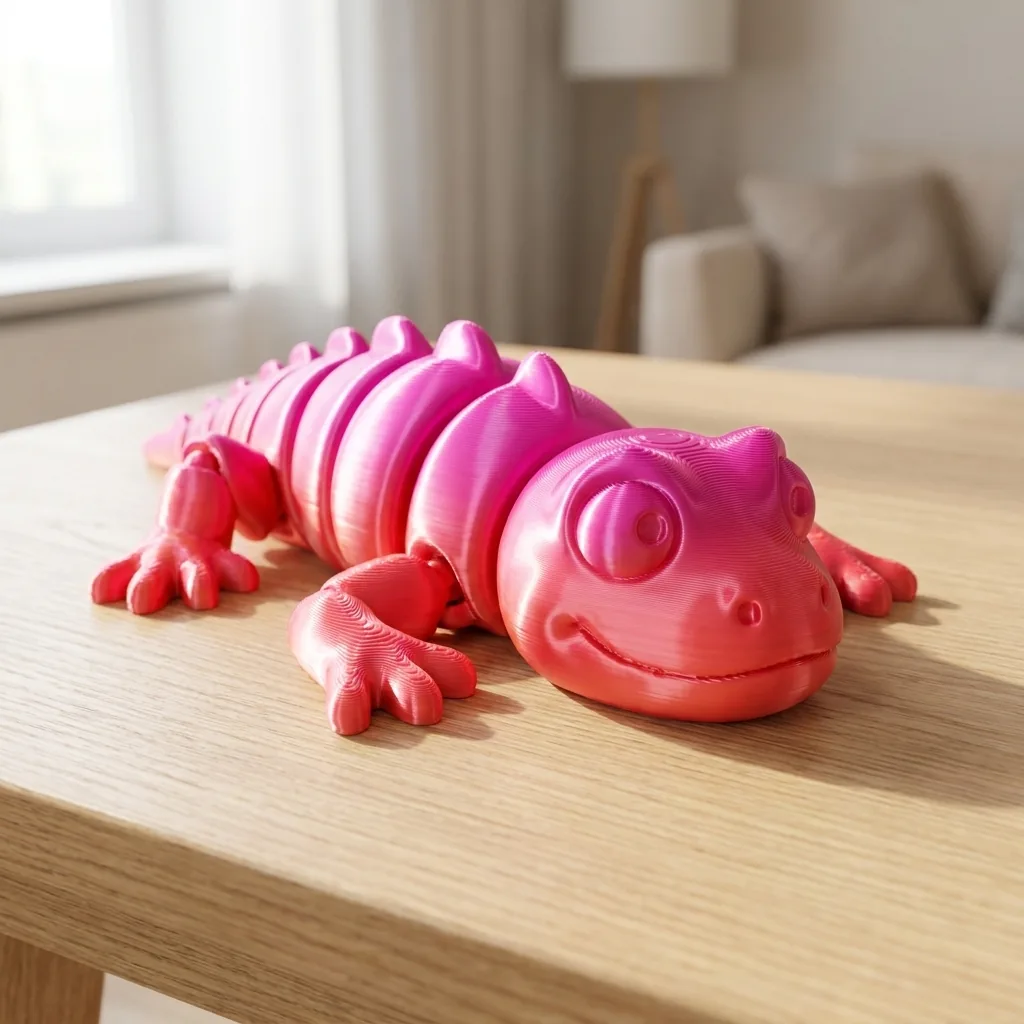 Fleksi brahiosaurus, roze svila