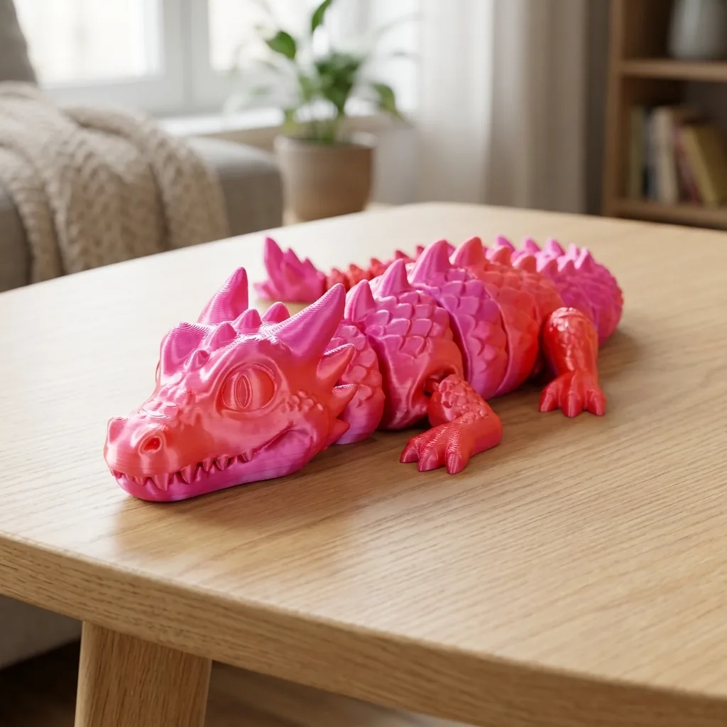 Carski zmaj, roze svila